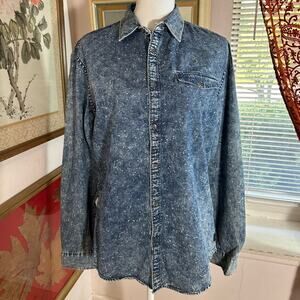 Calvin Klein Jeans Denim Button Down Women’s Shirt